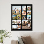 Modern 14 Photo Collage Poster<br><div class="desc">Create your own 14 photo collage poster</div>