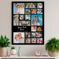 Modern 19 Photo Collage Personalized
