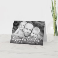 Modern 1-Photo Father's Day Card