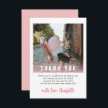 Modern 1st Birthday Kids Party Thank You Card<br><div class="desc">Modern 1st Birthday Kids Party Thank You Card</div>