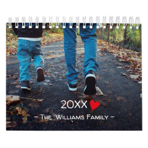 Modern 2023 Minimalist Family Photo Custom  Calendar