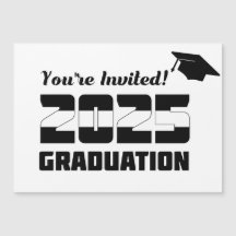Modern 2025 Graduate Invitation You're Invited!