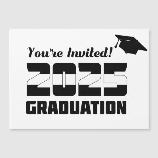 Modern 2025 Graduate Invitation You're Invited!