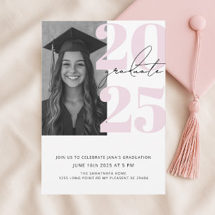 Modern 2025 Graduation Party Elegant Invitation