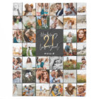 Modern 21st birthday multi photo script gift