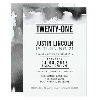 21 bday invites