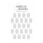 Modern 22 Tables Welcome Seating Chart