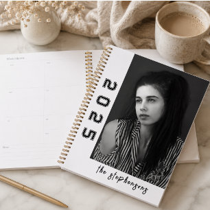 Modern 2 Photo Collage Personalised Planner