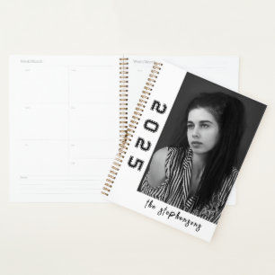 Modern 2 Photo Collage Personalized Planner