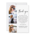 Modern 3 x Photo Funeral Sympathy 