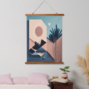 Modern 3D Boho Minimalist Abstract Art  Hanging Tapestry