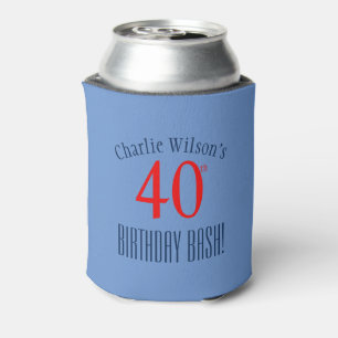Modern 40th Birthday Bash! Party Can Cooler