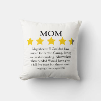 Modern 4.5 star funny Mum review, Cushion