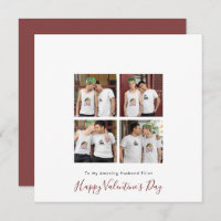 Modern 4 photo LGBT Gay Love Husband Valentine