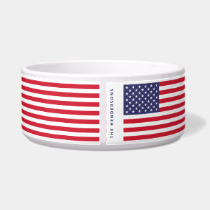 Modern 4th of July US American Flag Pet Dog Cat