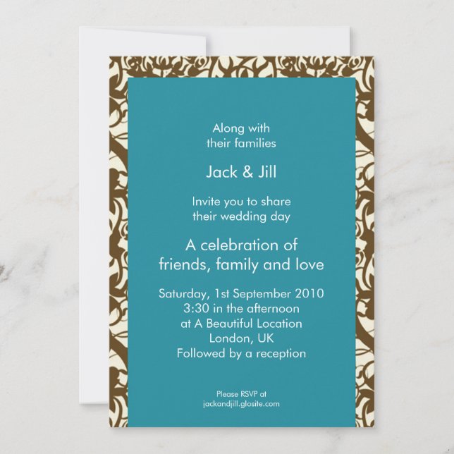 Modern 5x7 invitation (Front)