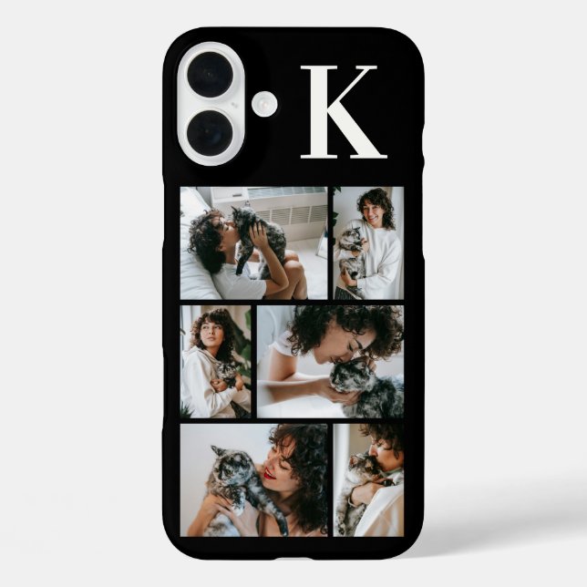Modern 6 Pet Photo Black Case-Mate iPhone Case (Back)