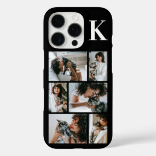 Modern 6 Pet Photo Black iPhone 16 Pro Case