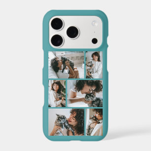 Modern 6 Pet Photo Teal