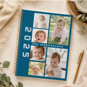 Modern 6 Photo Collage Personalised Planner