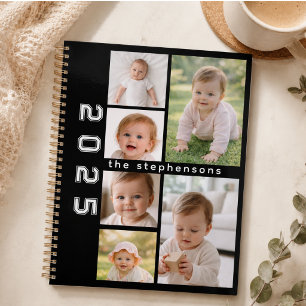 Modern 6 Photo Collage Personalised Planner