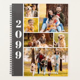 Modern 6 Photo Collage Personalised Planner