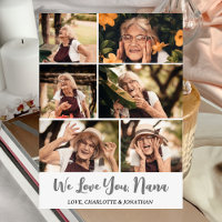 Modern 6 Photo Storyboard We Love You Nana