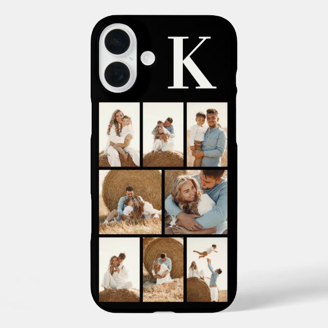 Modern 8 Photo Black Case-Mate iPhone Case (Back)