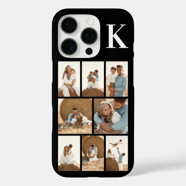 Modern 8 Photo Black Case-Mate iPhone Case (Back)