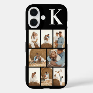 Modern 8 Photo Black iPhone 16 Case