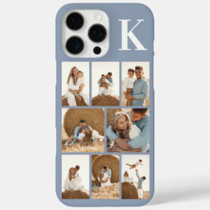 Modern 8 Photo Dusty Blue iPhone 16 Pro Max Case