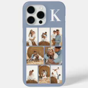 Modern 8 Photo Dusty Blue iPhone 15 Pro Max Case
