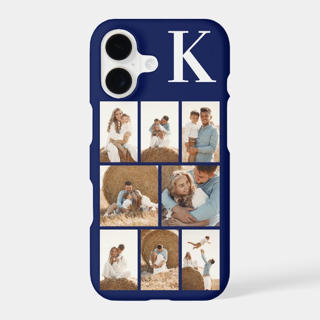 Modern 8 Photo Navy Blue (Back)