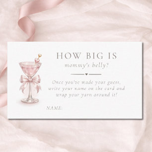 Modern A Tini one How Big Is Mummy' Belly Card