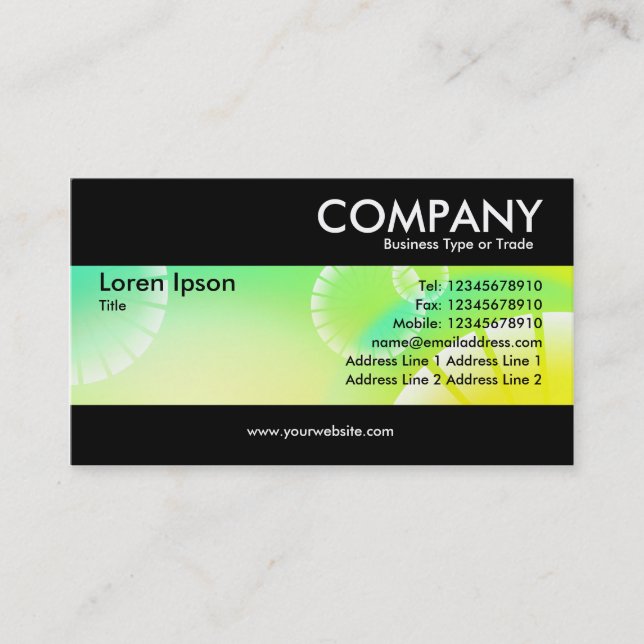 Modern - Abstract 01 Business Card (Front)