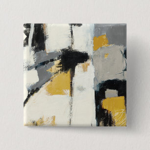Modern Abstract 15 Cm Square Badge