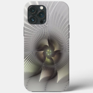 Modern Abstract 3D Shape Fractal Art iPhone 13 Pro Max Case