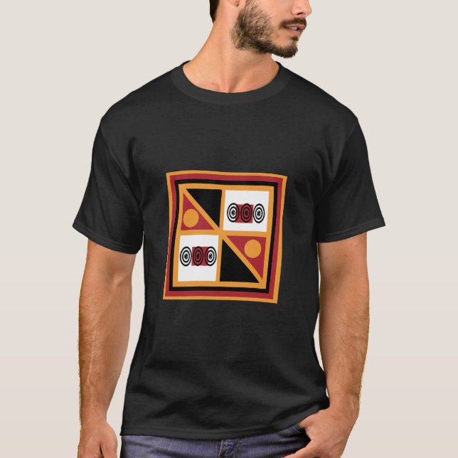 Modern Abstract African art T-Shirt (Front)
