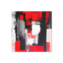 Modern Abstract Art - Aggressive 0001 Print