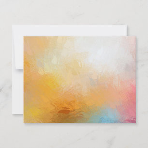 Modern Abstract Art Blank Template Colourful