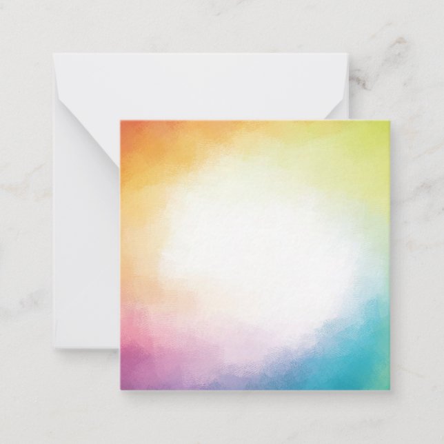 Modern Abstract Art Blank Template Red Yellow (Front)