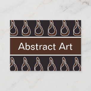 Modern Abstract Art Business Card