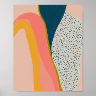 Modern Abstract Art Colorful Poster