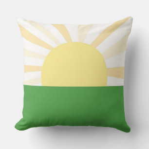 modern abstract art cushion