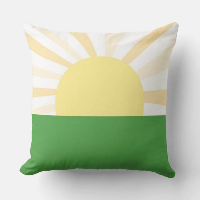 modern abstract art cushion (Front)