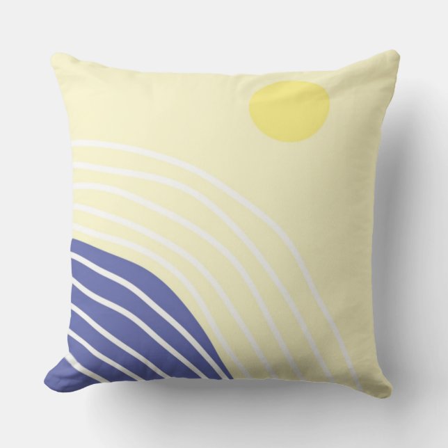 modern abstract art cushion (Front)