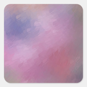 Modern Abstract Art Custom Blank Template Square Sticker