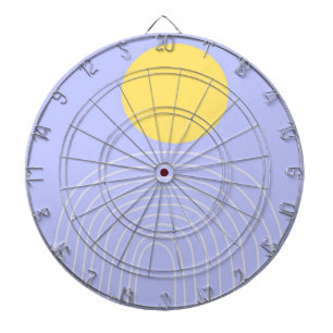 modern abstract art dartboard