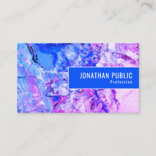 Modern Abstract Art Elegant Template Professional Business Card
