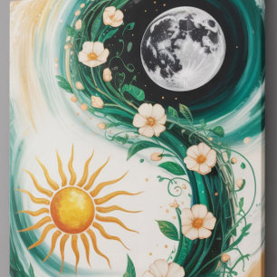 Modern Abstract Art: Gentle Pastels & Japandi Vibe Poster